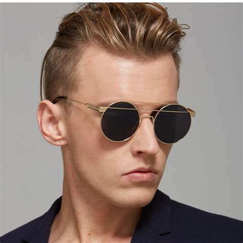 retro round sunglasses for men